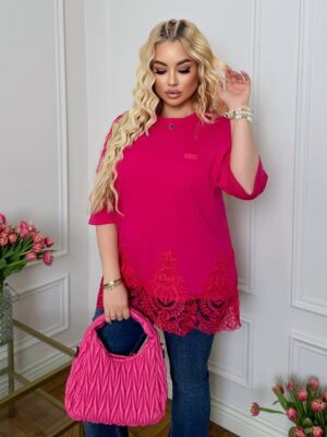 Футболка з мереживом