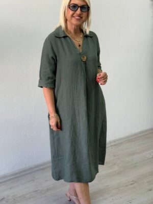 Лляна сукня