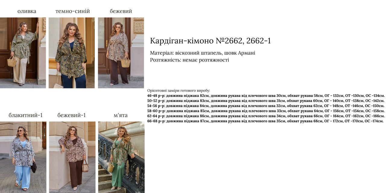 Кардиган-кімоно - Зображення 19